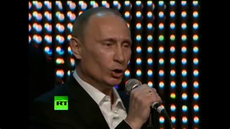 vladimir putin singing